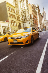 Obraz na płótnie Canvas Yellow Cab New York