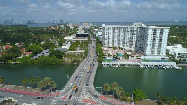 41st Street Miami Beach aerial video