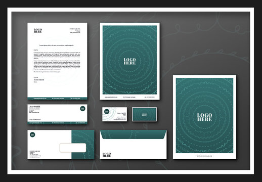 Concentric Circles Stationary Set