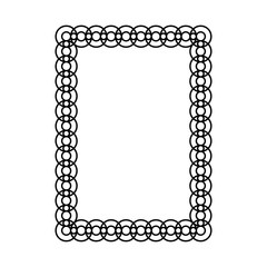 Decorative ornamental frame.  