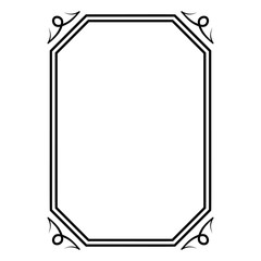 Decorative ornamental frame.  