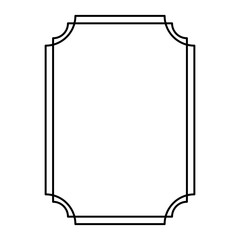 Decorative ornamental frame.  