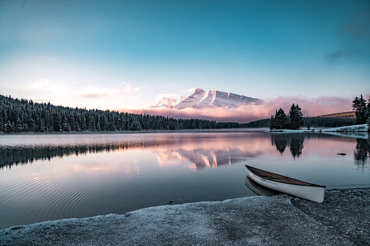 Pastel Lake Sunrise