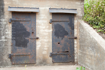Old rusted Iron doors