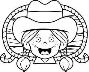 Cowgirl Smiling
