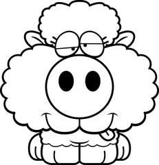 Cartoon Goofy Lamb
