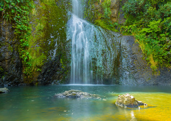 Piha waterfalls, Kitekite Falls, Auckland New Zealand