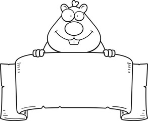 Cartoon Hamster Banner