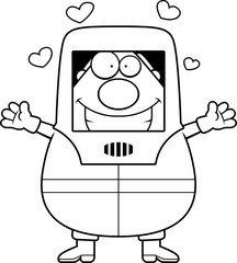 Cartoon Hazmat Hug
