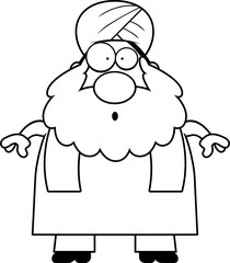 Surprised Cartoon Sikh