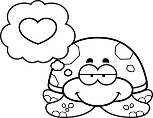 Little Sea Turtle in Love