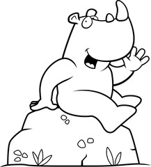 Rhino Sitting