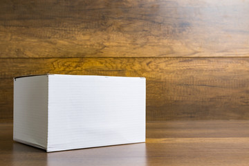 White paper box