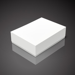 tilt blank paper box