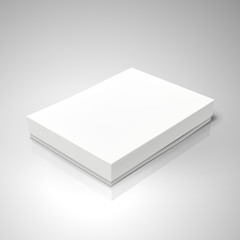 tilt blank paper box