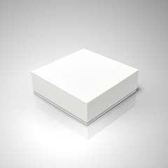 Fototapeta premium tilt blank paper box