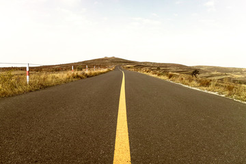 A highway in the rural area