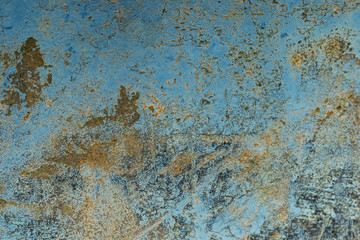 Fototapeta premium Grunge Blue Metal Background