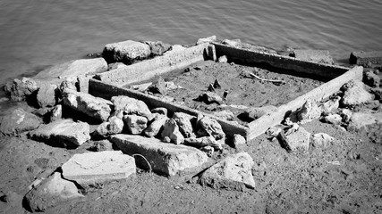 Concrete Remains at Lake