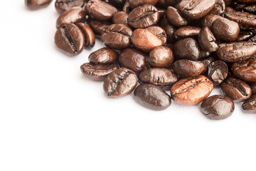 Close up of Roasted Coffee Bean 

