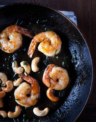 Honey Glazed Prawns