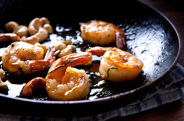Honey Glazed Prawns