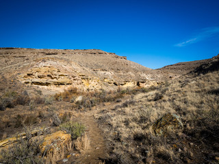 Fototapeta na wymiar Dry Canyon in Western Colorado