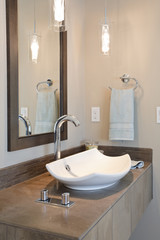 Sink and Vanity in Master Bathroom