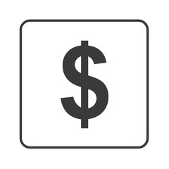Dollar sign - Icon - Simple App Icon