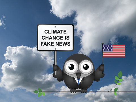 Comical American climate change denial after pulling out of the Paris Agreement 
