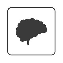 Gehirn - Intelligenz - Simple App Icon