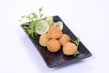 Fried Takoyaki balls