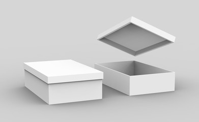 blank paper boxes