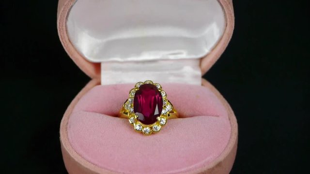 ruby diamond ring.