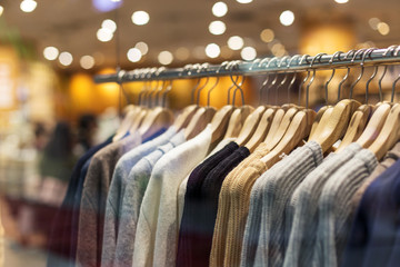 new fashion in modern shopping mall