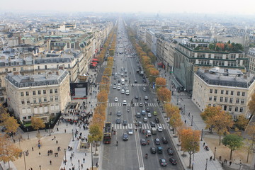 Beautiful autumn in Paris, France