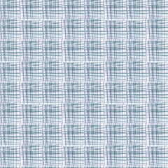 Seamless simple pattern in gray and blue checkered