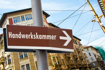 Obraz premium Schild 223 - Handwerkskammer