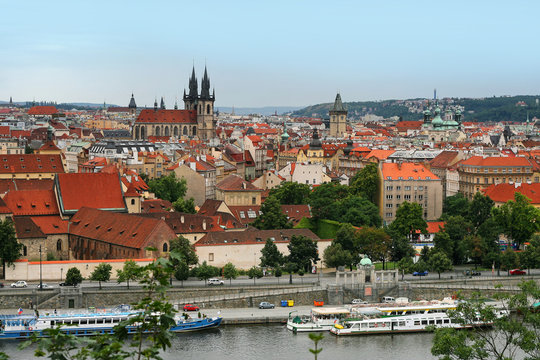 view on the Prague