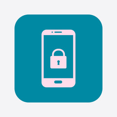 Obraz premium Internet security concept icon. Identification and protection symbol.