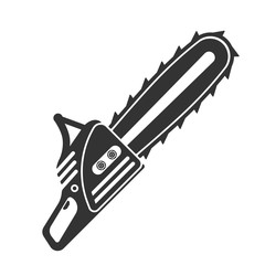 chainsaw saw icons in flat style