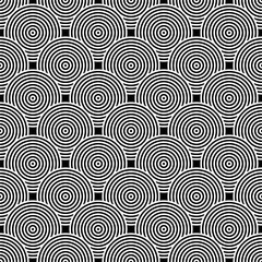 Black and white seamless pattern. Geometric print