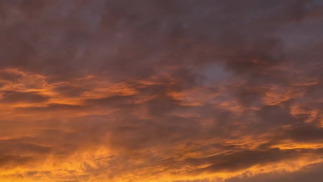 Time lapse sunrise,clouds on the sky