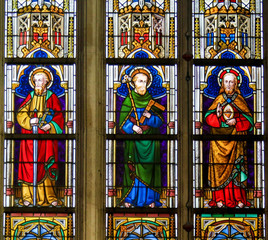 Stained Glass - Catholic Saints