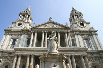 London St. Paul's Cathedral main fassade