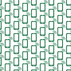 Pattern background Mobile phone icon