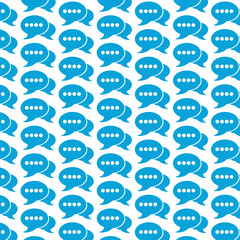 Pattern background Speech bubbles icon