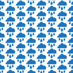 Pattern background rain icon