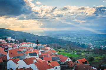 Folgosinho is a medieval traditional village in the foothills of the Serra da Estrela. Gouveia. Portugal.