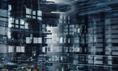 Business city background